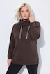 Sweatshirt, weiter Stehkragen, Taschen, Raglan-Langarm