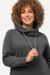 Sweatshirt, weiter Stehkragen, Taschen, Raglan-Langarm