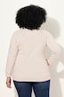 Camiseta sport, cuello alzado ancho, bolsillos, mangas largas raglán