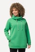 Drawstring Collar Long Sleeve Sweatshirt