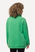 Drawstring Collar Long Sleeve Sweatshirt