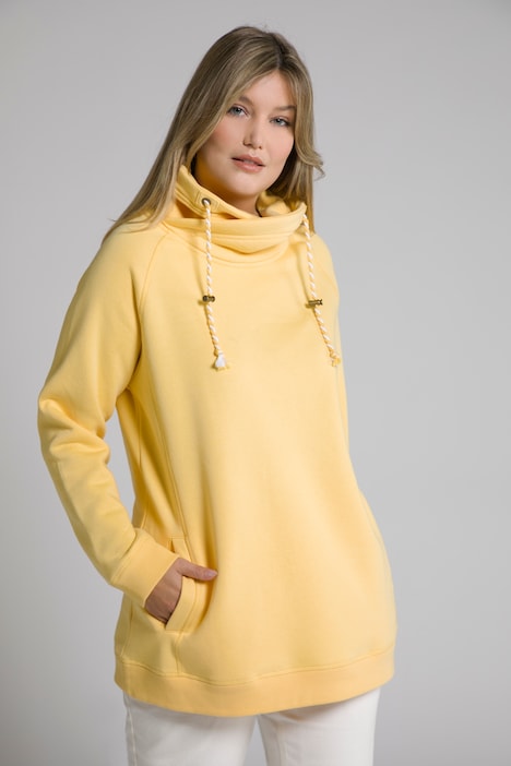 Drawstring Collar Long Sleeve Sweatshirt | all Sweatshirts | Sweatshirts