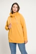 Drawstring Collar Long Sleeve Sweatshirt