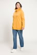 Drawstring Collar Long Sleeve Sweatshirt