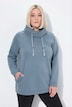 Sweatshirt, weiter Stehkragen, Taschen, Raglan-Langarm