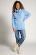 Drawstring Collar Long Sleeve Sweatshirt