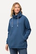 Sweatshirt, wijde opstaande kraag, zakken, lange raglanmouw