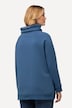 Sweatshirt, wijde opstaande kraag, zakken, lange raglanmouw