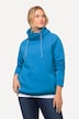 Drawstring Collar Long Sleeve Sweatshirt