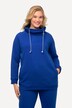 Drawstring Collar Long Sleeve Sweatshirt
