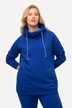 Drawstring Collar Long Sleeve Sweatshirt