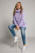 Drawstring Collar Long Sleeve Sweatshirt