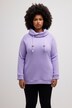 Drawstring Collar Long Sleeve Sweatshirt