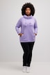 Drawstring Collar Long Sleeve Sweatshirt