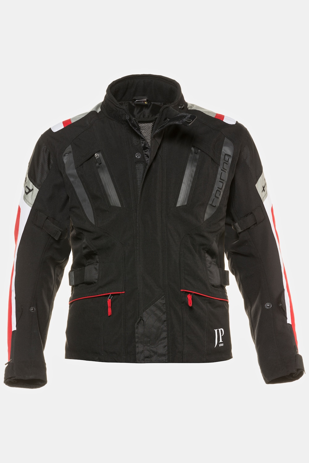 Motorrad-Jacke, Große Größen, Herren, schwarz, Größe: XL, Synthetische Fasern, JP1880