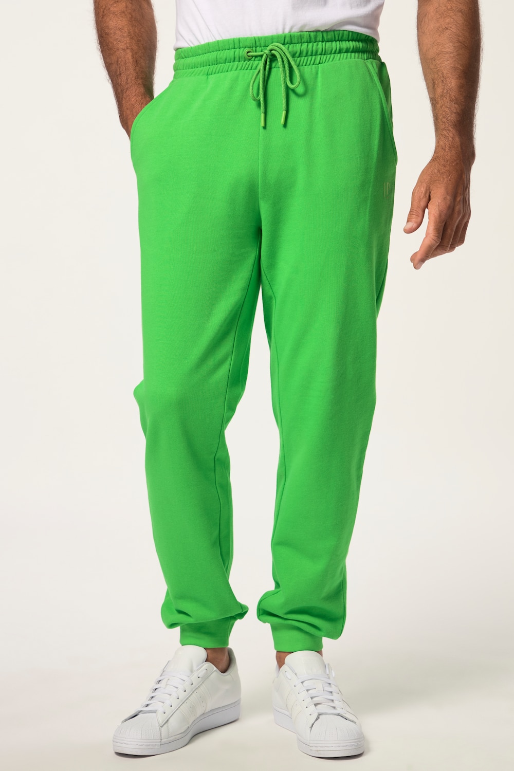 Grote Maten Sweatpants, Heren, groen, Maat: L, Katoen, JP1880