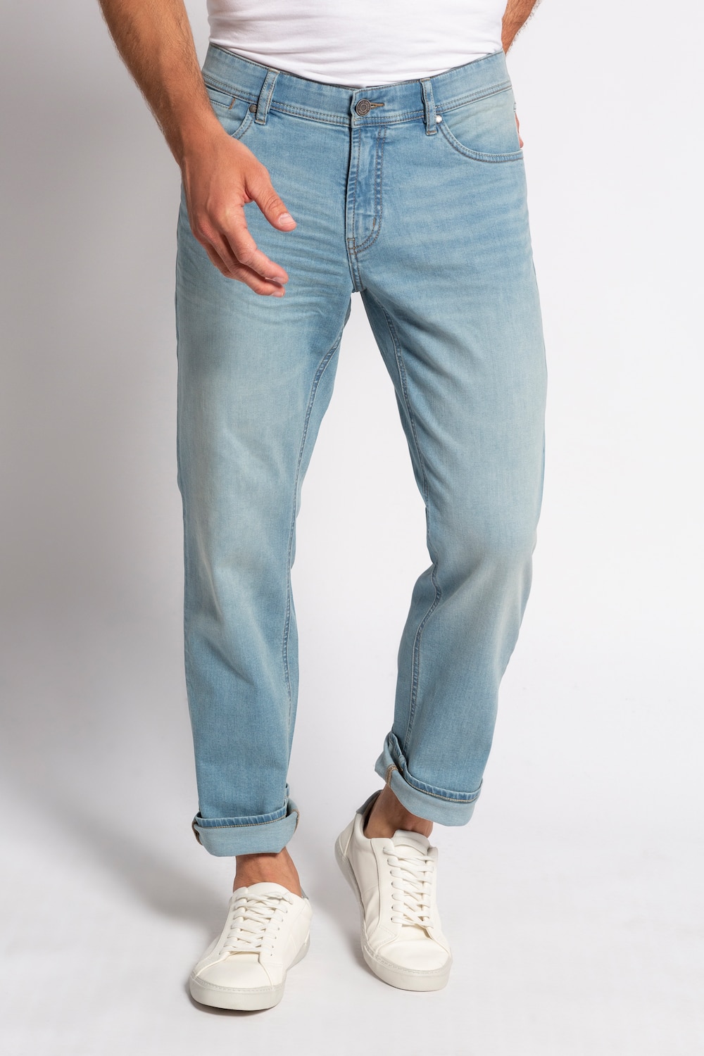 grandes tailles jean ventre confort, hommes, bleu, taille: 66, coton, jp1880
