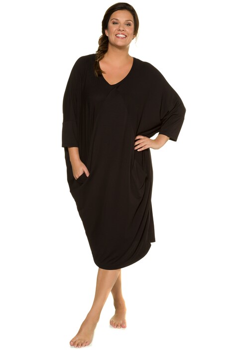 Silky Pocket Dolman Sleeve Stretch Knit Lounger