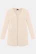 Soutache Trim Open Front Blouse Jacket