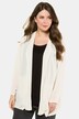 Soutache Trim Open Front Blouse Jacket