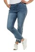 Frayed Fringe 5-Pocket Stretch Jeans