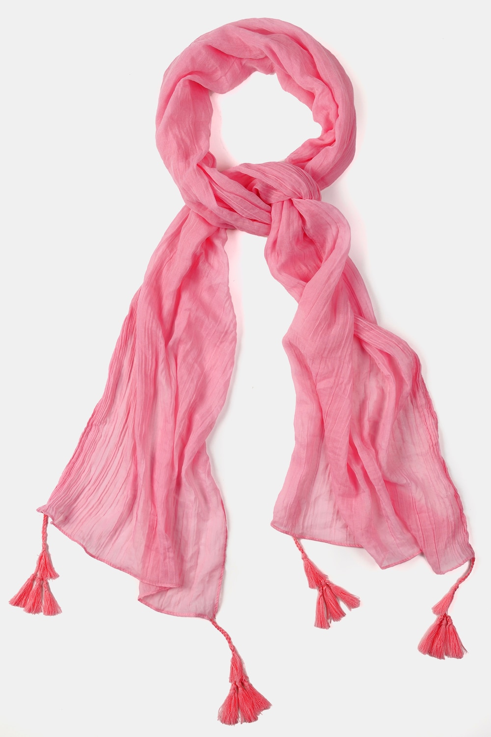 Grote Maten sjaal, Dames, roze, Maat: One Size, Polyester, Ulla Popken