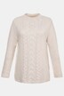 Pullover, Zopfmuster, kuschelweich, Rippbündchen