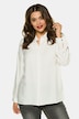 Bluse, Feinstruktur, verdeckte Knopfleiste, Langarm
