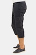 Pantaloni cargo a 3/4, coulisse con cordino nell'orlo, sei tasche