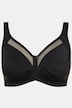 Entlastungs-BH, Mesh-Kante, ohne Bügel, Cup D - H