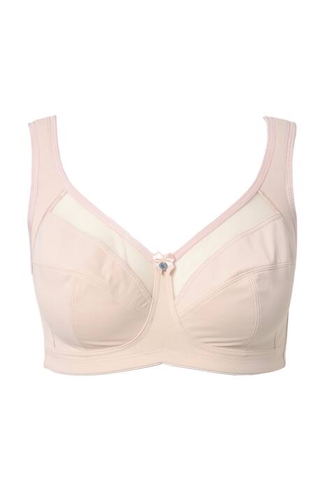 Odlehčující podprsenka Kelly, síťované okraje, bez kostic, do velikosti košíčku H