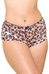 Floral Print Lace Boy Leg Hipster Panties