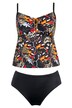 African Butterfly Print Lined Tankini Set