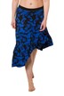 Brushstroke Elastic Waist Stretch Knit Skirt