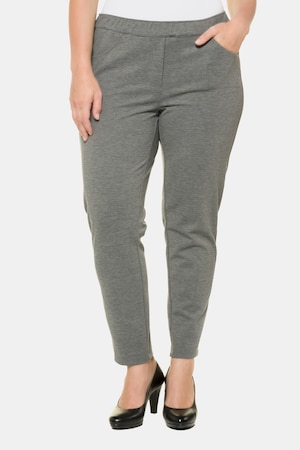 Ulla Popken 7/8-Jerseyhose Sienna, schmales Bein, Elastibund, selection - Große Größen