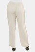 Flat Front Elastic Waist Marlene Fit Pocket Pants