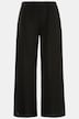 Marlene-broek Mary, wijde pijpen, elastische tailleband, ribjersey