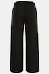 Marlene-broek Mary, wijde pijpen, elastische tailleband, ribjersey