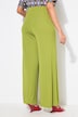 Marlenehose, gerades Bein, Elastikbund, Rippjersey