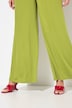 Marlenehose, gerades Bein, Elastikbund, Rippjersey