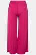 Spodnie model Marlene Mary, szeroka nogawka, elastyczny pas, dżersej prążkowany