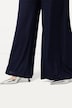 Marlene-broek Mary, wijde pijpen, elastische tailleband, ribjersey
