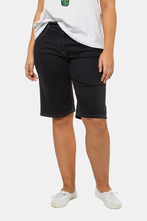 Ulla Popken Bermuda, extraweich, konisches Bein, 5-Pocket-Form - Große Größen