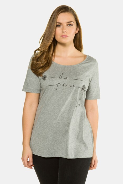 Pure Ballet Neck Short Sleeve Tee 
