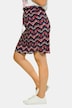 Zig Zag Drawstring Elastic Waist Skirt