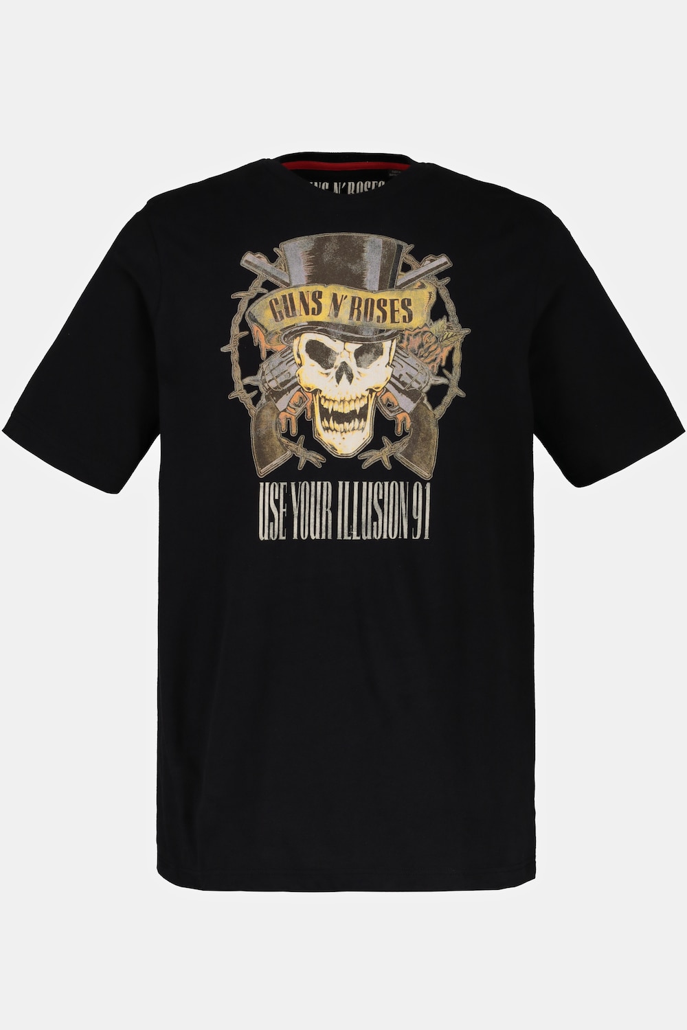 Stora storlekar T-shirt, Her, svart, storlek: 3XL, Bomull, JP1880