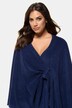 Fleece Knit One Size Wrap Lounge Poncho