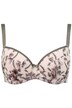 Podprsenka s kosticemi Stella, transparentní květovaná krajka, košíčky C-D