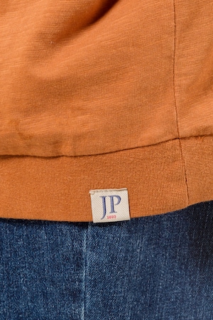 Duże rozmiary T-shirt, mężczyzna, ciemny oranż, rozmiar: XL, bawełna, JP1880