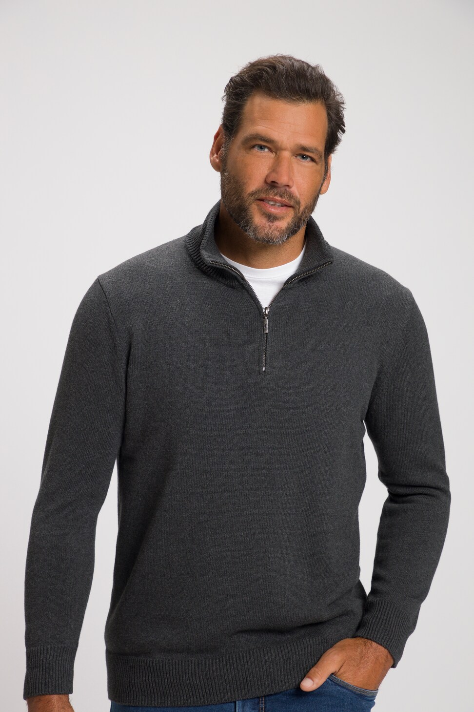 Maglione Uomo Jueshanzj A Collo Alto – Slim Fit In Tessuto Jersey, Caldo E Morbido, Taglie Forti
